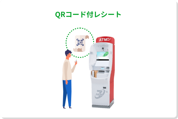 QRコード付レシート