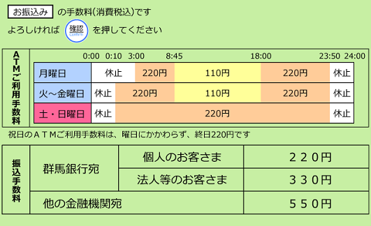 群馬銀行（ローンお振込み）